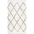 thumbnail image 1 of Nuloom 4' x 6' Hand Knotted Fez Shag Rug in Natural, 1 of 5