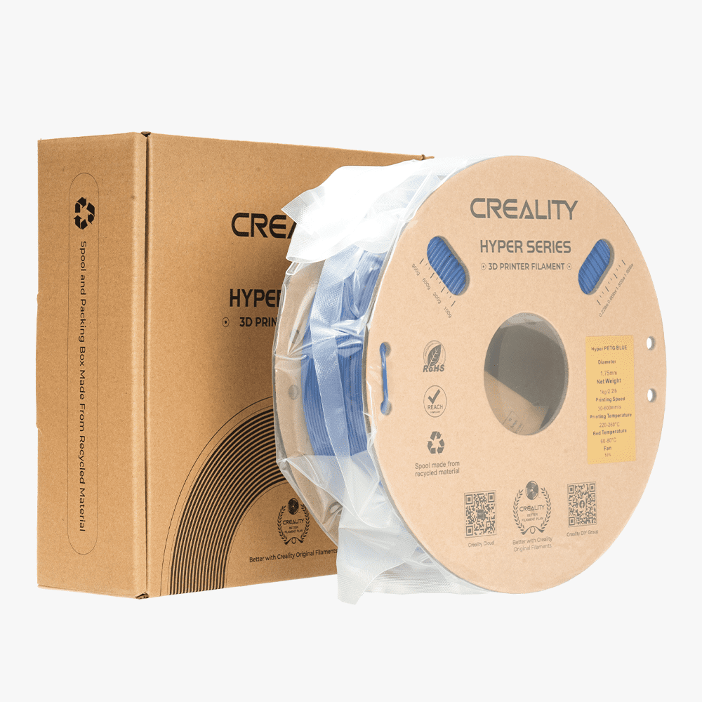 New Creality Hyper PETG Filament High Speed 600mm/s 3D Printer Filament for Halloween DIY-Blue