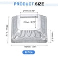 thumbnail image 2 of 6Pack Post Base Cover, 1.75x1.75 Metal One-Piece Post Skirt Porch Column Wrap(0.75x0.75), 2 of 6