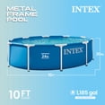 thumbnail image 2 of INTEX 28200EP 10Ft X 30In Metal Frame Above Ground Pool, Pool Only (Pump Not Included), 2 of 5