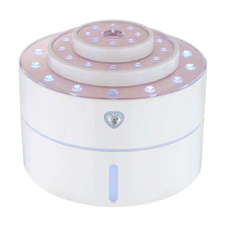 

Air Humidifier USB with Color Light for Office Car Living Room White