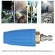 thumbnail image 4 of Boquilla De Lavadora De Alta Presión, Boquilla Giratoria De Arandela De Carcasa Robusta Cerámica De Latón Modo De Pulverización De Conector Rápido De 1/4 Pulg. 4000 PSI Para, 4 of 7