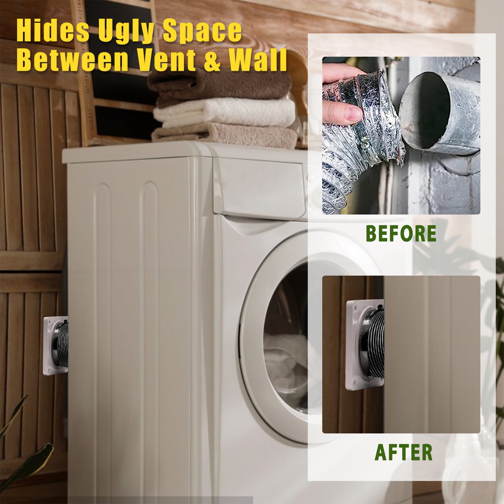 TUOOWO 4'' Dryer Replacement Vents