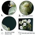 thumbnail image 3 of Designart "Realistically Elegant Green Orchids I" Orchids Floater Framed Canvas Prints, 3 of 5