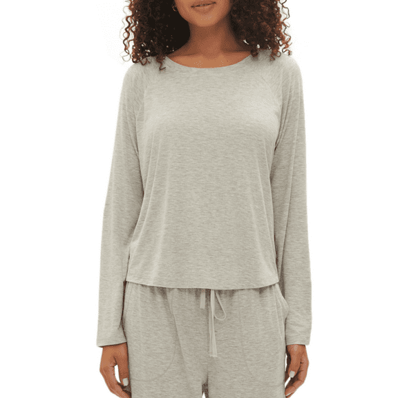 Gap GapBody Women's Long-Sleeve Crewneck Pajama Top, Medium