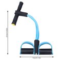 thumbnail image 3 of Matsuzay Pedal Puller TPE 4-Tube Elástico Yoga Tensión Cuerda Resistencia Banda Interior Fitness Herramienta Almacenamiento y organización del hogar azul Matsuzay HA007231-01B, 3 of 6