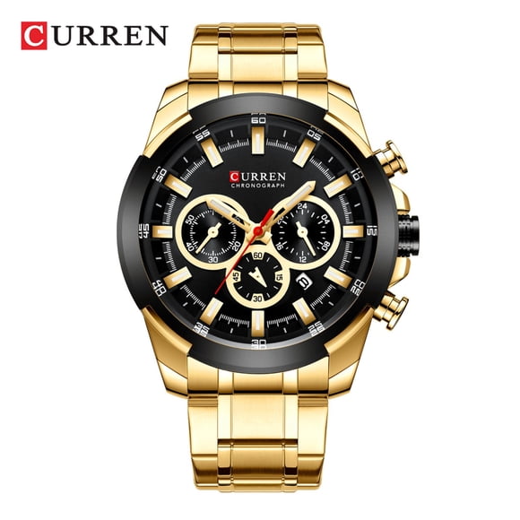 Reloj Curren KREc9418 Hombre Dorado
