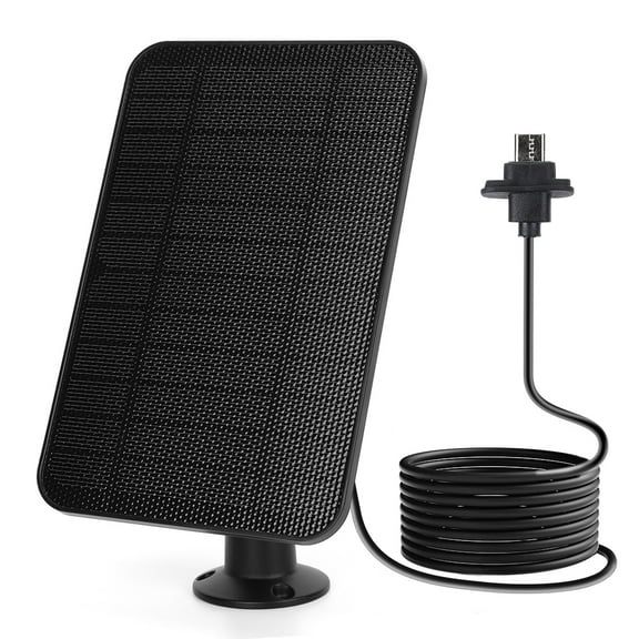 SunyaMood 4W 5V Solar Panel Waterproof 360 Adjustable Mount for Blink Outdoor 4 (4th Gen)