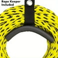 thumbnail image 6 of BIQIANWO 1pc 60ft Heavy-Duty Yellow PE Boat Tow Rope for Tubing - UV Resistant, Thick Floating Foam Wakeboard Tube, Ideal for 1-3 or 1-6 Person Water Skiing & Summer Sea Fun, Ski Boat Accessories, 6 of 9