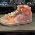 thumbnail image 2 of A i r-Jor-dan 1 apricot orange size 8.5 mens, 2 of 4