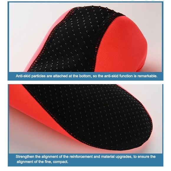 1 Pair Diving Sock Barefoot Foot Protection Water Sports Fast Dry Anti-skid Swimming Pool Shoes Drafting Sneakers for Adults Children L