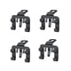 thumbnail image 2 of 4PC Universal Car Hook Seat Back Hook Multifunctional Car Front And Rear Seat Backrest Mobile Phone Stand Car Hook, 2 of 9