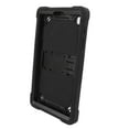 thumbnail image 5 of Funda protectora de silicona para tableta Tab A7 Lite con protección integral que evita caídas y soporte trasero, color negro, 5 of 5