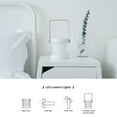 thumbnail image 3 of Graflsoa Lanterne Portable Réglable à 360° avec 3 Niveaux de Luminosité, Contrôle Tactile, et Batterie Intégrée 1200mAh - LED Blanc Chaud, Design Multifonctionnel pour Suspendre, Transporter Ou Plat, 3 of 7