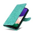 thumbnail image 6 of Flip Case for Galaxy A22 5G, Sunflower Embossed Premium PU Leather Card Slots Folio Wallet Case Shockproof Protective Magnetic Cover Compatible with Samsung Galaxy A22 5G 6.6 inch - Green, 6 of 12