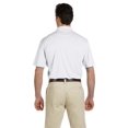 thumbnail image 2 of Harriton Men'S Double Mesh Polo M353 - White Size XS, 2 of 3