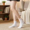 thumbnail image 4 of CoCoMangos 6 Pairs Cute Ruffle Socks for Women, Woman Color Frilly Ankle Socks, Cotton Lettuce edge Stockings for Girls Students, 4 of 8