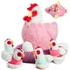 thumbnail image 1 of Peluche de peluche XYHQYB Pollo con 4 pollitos, 1 of 8