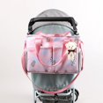 thumbnail image 2 of Bolso momia portátil de estilo coreano, bolso de almacenamiento cruzado de un solo hombro de gran capacidad para separación de ropa seca y húmeda Baoma, bolso multifuncional para madre y bebé, 2 of 5