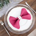 thumbnail image 5 of BalsaCircle 5 Piece 17" Polyester Fabric Napkins - Fuchsia, 5 of 8