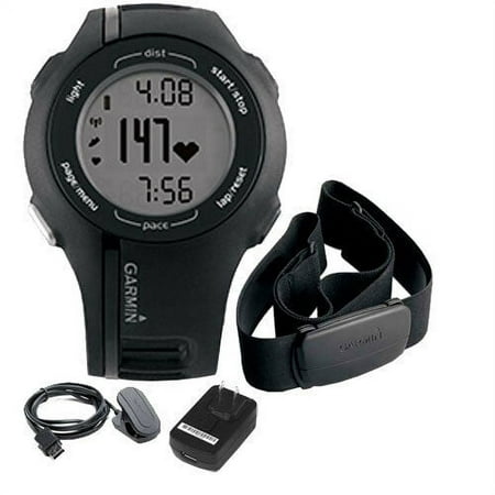 Open Box Garmin Forerunner 210 Waterproof GPS Heart Rate Monitor Sport Watch-Black