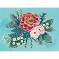 thumbnail image 2 of Baker, Sara 18x15 White Modern Wood Framed Museum Art Print Titled - Peony Spring I, 2 of 4