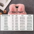 thumbnail image 2 of Girls Faux Fur Jacket Vest Princess Cute Sleeveless Cropped Warm Winter Open Front Outerwear Vest Shawl Coat Outerwear Watermelon Red, 9-10 Years, 2 of 2