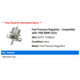 thumbnail image 2 of Fuel Pressure Regulator - Compatible with 1988 BMW 535is, 2 of 2