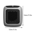 thumbnail image 3 of Heaters For Indoor Use Portable Plug In Heater Mini Small Space Heater Wall Heater With Adjustable Thermostat Timer Quiet Energy Efficient Heaters For Bedroom, 3 of 9
