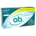 thumbnail image 7 of o.b. ProComfort Applicator Free Digital Tampons Regular Absorbency, 18ct, 7 of 7
