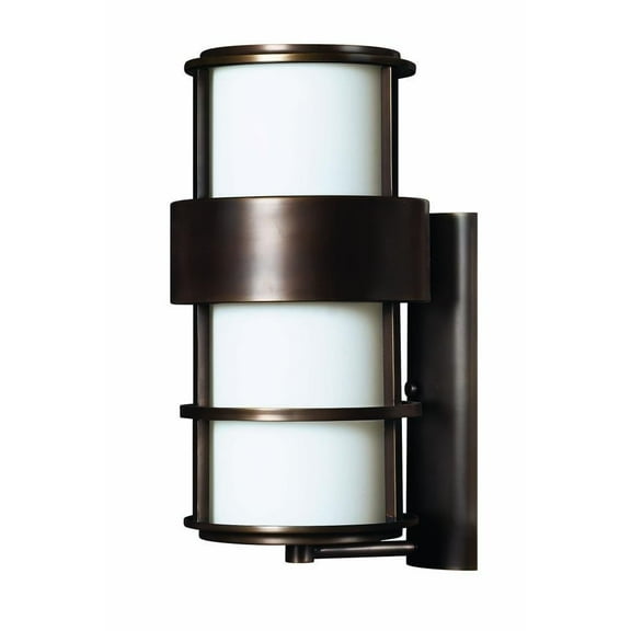 1 Light Large Outdoor Wall Lantern in Modern Style 10 inches Wide By 20.25 inches High-Metro Bronze Finish-Incandescent Lamping Type Bailey Street