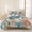 Brown, variant on 3 Pieces King Quilt Set,Retro Blue Green Zigzag Chevron Soft Bedding Sets with 1 Quilt & 2 Pillow Shams,Southwest Ethnic Style Summer Bedspread Lightweight Coverlet Comforter for All Season