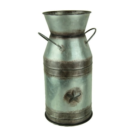 Rusty Star Vintage Metal Milk Can Planter Canada Vintage Metal Milk Can Planter
