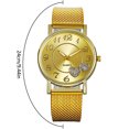 thumbnail image 2 of El último reloj con correa de malla para mujer, regalo de moda creativo para mujer salvaje Wmkox8yii gfajkfgbkjabf1256, 2 of 2