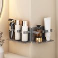 thumbnail image 5 of VOAVEKE Bathroom Organizers and Storage, Bathroom Accessories, Cosmetic Organizer Bathroom Bathroom Toilet Wall Mounted Vanity Skin Care Product Shelf, 5 of 5