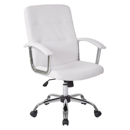 Malta Office Chair White Vinyl Malta Office Chair White Vinyl