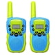 thumbnail image 2 of Walkie Talkies de 9 canales, bidireccionales, juguetes, larga distancia, 3 km, pantalla LCD Vox para Azul verde, 2 of 9