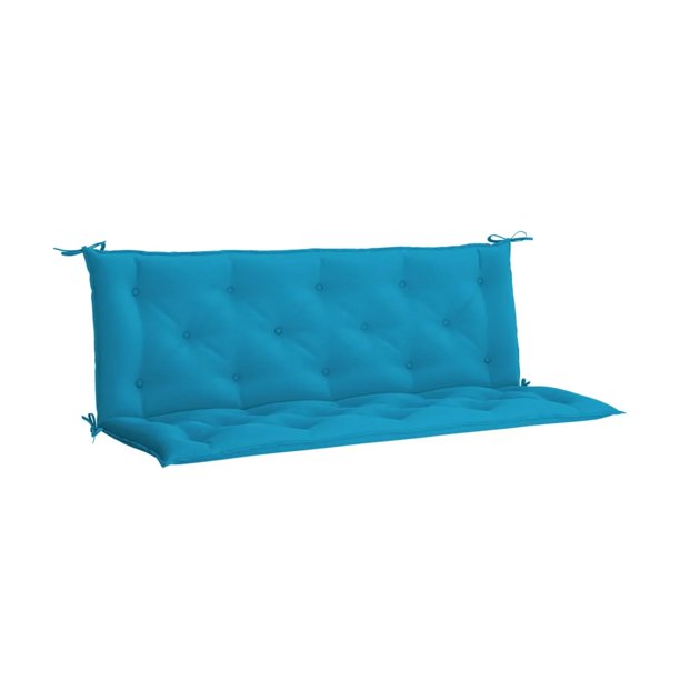 Cojín para banco exterior Benzara Claire, 150 cm, tela azul