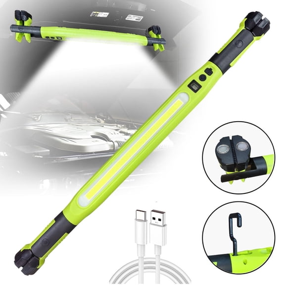 Dongyi Magnetic Rechargeable LED Work Light - Under Hood Light Bar with Hands-Free Magnet, 1-Pack, Compact Size for Car Repair & Garage