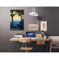 thumbnail image 2 of Lake Tahoe, California, Black Bears, Lithograph, (12x18 Wrapped Canvas, Wall Decor, Artwork), 2 of 5
