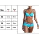 thumbnail image 3 of Traje de baño de dos piezas para mujer Bikini de talle alto con hombros descubiertos Trajes de baño con volantes Ormromra HMHZ321-5, 3 of 6