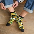 thumbnail image 3 of Rocae Orange and Lemon for Premium Adult Socks,Comfortable, Breathable, and Durable Socks, Perfect for Everyday Wear, 3 of 7