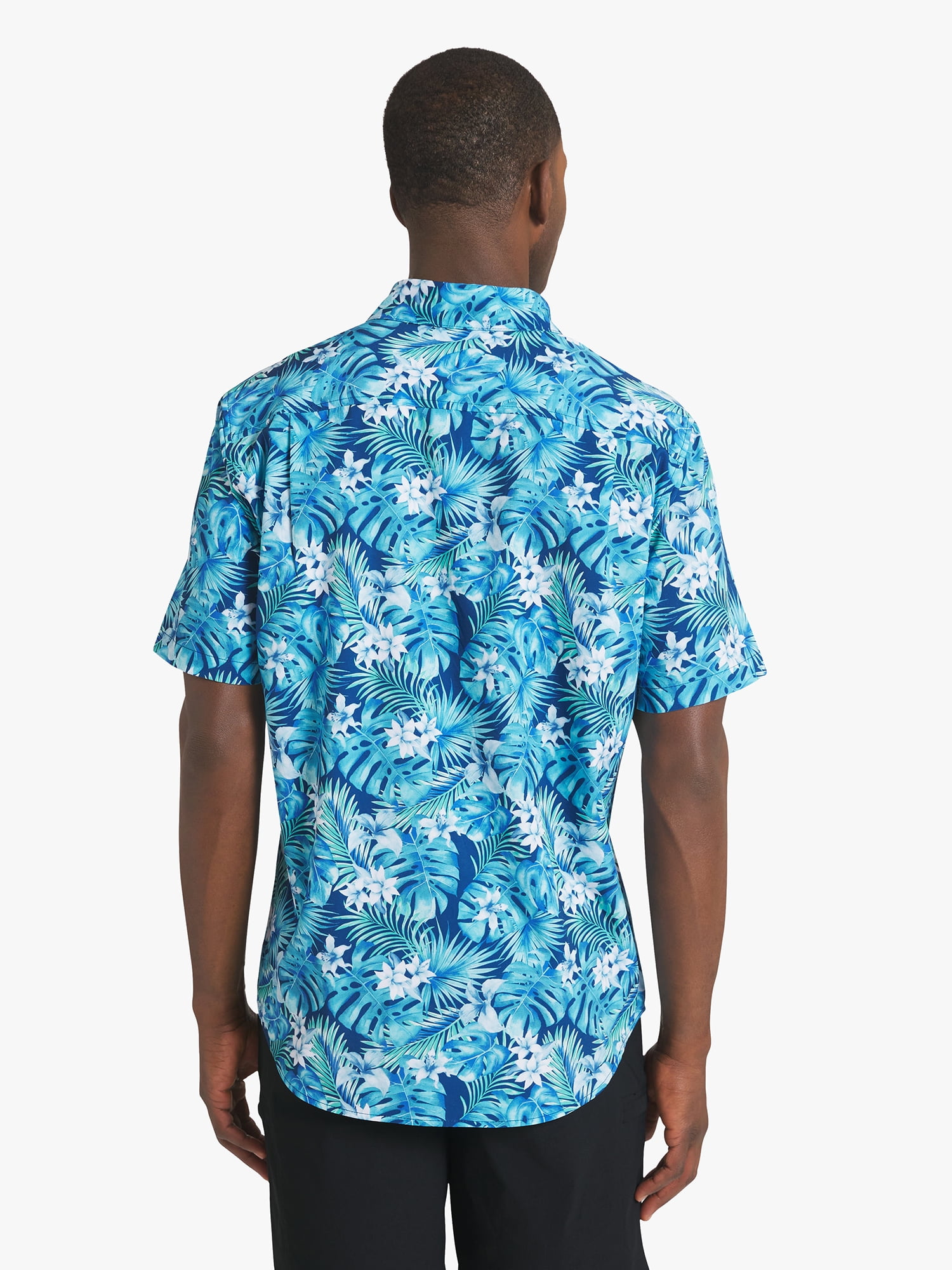 Chaps Men's & Big Men's Performance Woven Short Sleeve Shirt, Sizes S-3XL