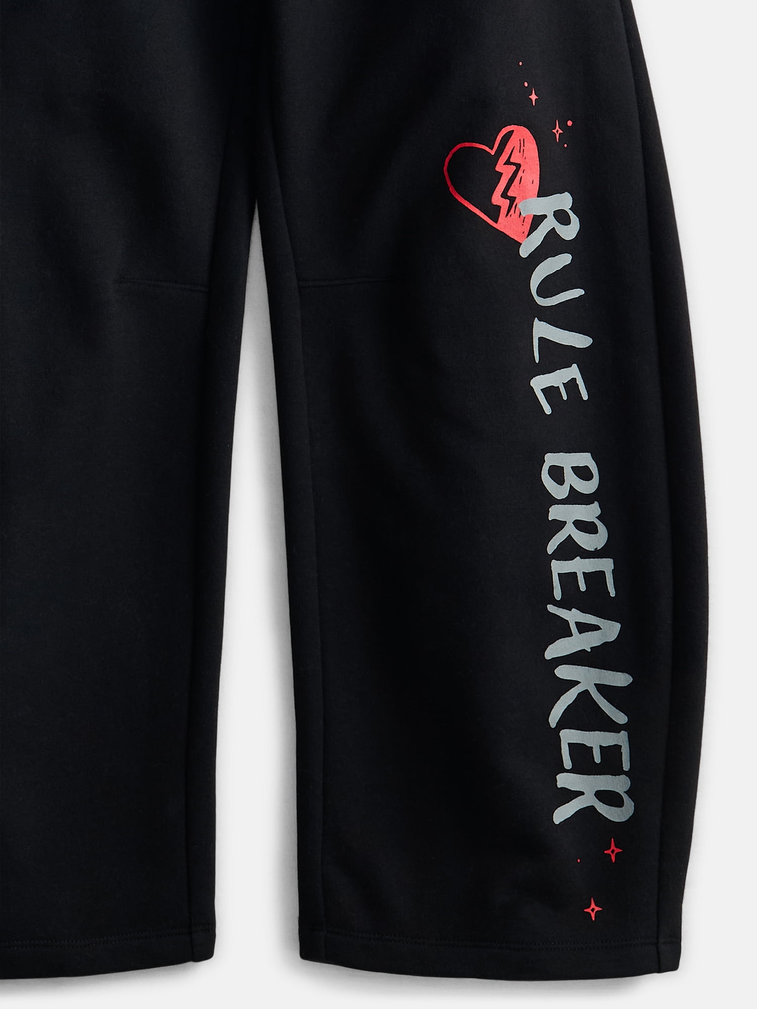 Disney Descendants Rule Breaker Girl’s Fleece Barrel Pants, Sizes 4-16
