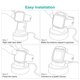 thumbnail image 3 of Reemplazo de la estación de carga del reloj del soporte del cargador del reloj de pulsera para el reloj inteligente Versa, negro Inevent EL3559-01B, 3 of 7