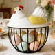 thumbnail image 5 of Uuiauoio Chicken Wire Egg Baskets, Rustic Metal Egg Baskets for Fresh Eggs, Egg Holder Countertop Basket with, 5 of 6