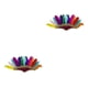 thumbnail image 1 of Tocado de plumas elegante Bewildely 2Conjunto Multicolor 50x23 cm, 1 of 6