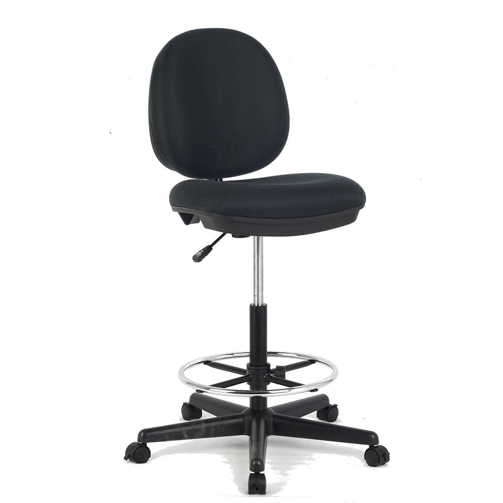 Tabouret de dessin pivotant avec repose-pieds et dossier, chaise Tabouret de dessin pivotant avec repose-pieds et dossier, chaise
