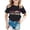 Black, variant on Girls Casual Letter Print Short Sleeve Tee Top Back To School Clothes Kids Round Neck Tshirt (Black,10-11 Years)