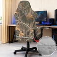 thumbnail image 3 of TSOVTHRID Camouflage Hunting Print Computer Game Chair Slipcovers 4 PCS Stretchy Office Chair Covers for Reclining Racing Gaming Chairs with Armrest Covers for Home Offices/Study Rooms, 3 of 7